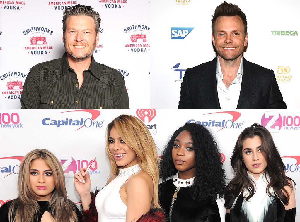 Blake Shelton, Fifth Harmony, Joel McHale Blake Shelton, Fifth Harmony, Joel McHale